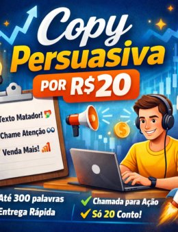 Eu vou fazer uma copy persuasiva