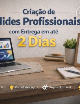 Eu vou criar slides para sua apresentação