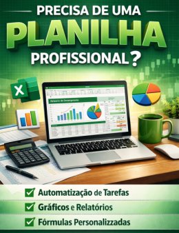 Eu vou montar sua planilha de Excel