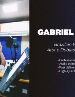 Eu vou dublar ou narrar o seu produto!