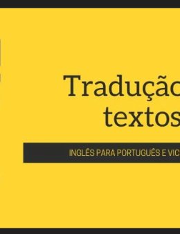 Eu vou Traduzir seu Texto;