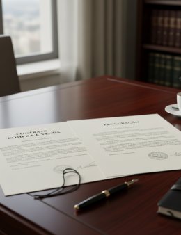 Eu vou criar seu contrato ou procuração