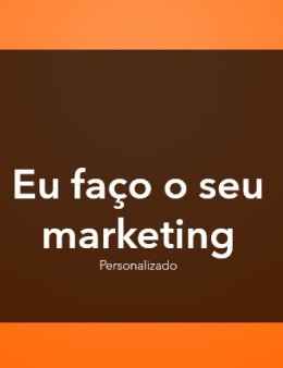 Eu vou cuidar da rede social da sua empresa