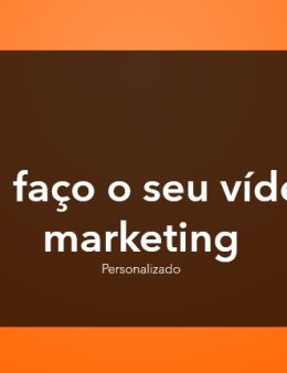 Eu vou me gravar fazendo o seu marketing