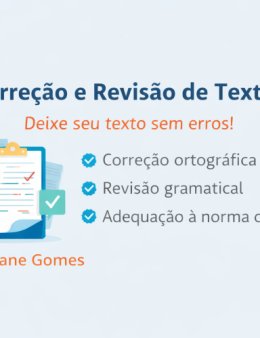 Eu vou te ajudar na correção de textos