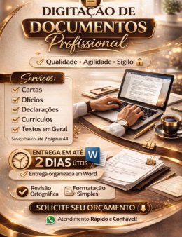 Digitação profissional de documentos