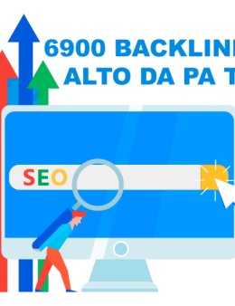 Eu vou Enviar 6900 Backlinks Alta Autoridade