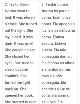 Eu vou escrever e traduzir seu texto.