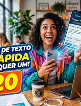 Tradução de texto super rápida