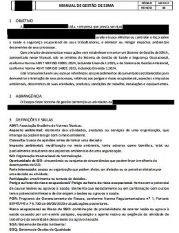 Eu vou fazer Revisão de Procedimento ISO 9001