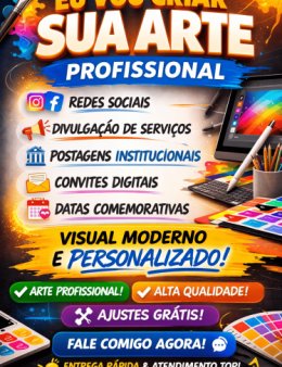 Eu vou criar sua arte profissional.