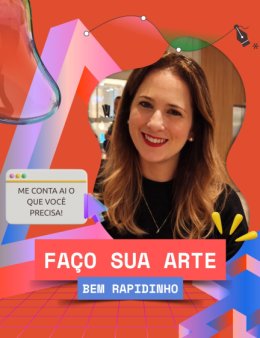 Eu vou fazer a sua arte bem rapidinho