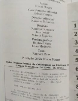 Eu vou revisar seu texto