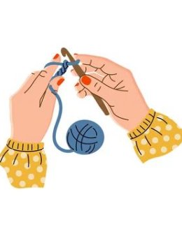 Eu vou te ensinar a crochetar!