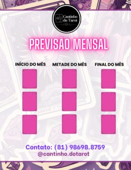 Eu vou fazer uma tiragem personalizada! 🔮🌙