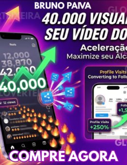 Eu vou colocar 40.000 views Video Instagram