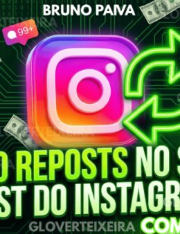 Eu vou Enviar 300 Repost no Post do Instagram