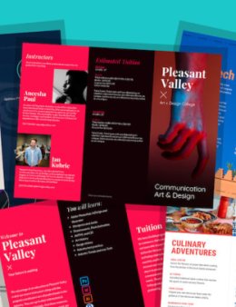 Eu vou criar os seus folhetos