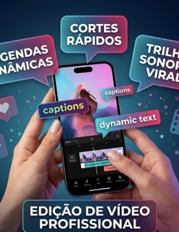 Eu vou editar seus vídeos para Reels e TikTok