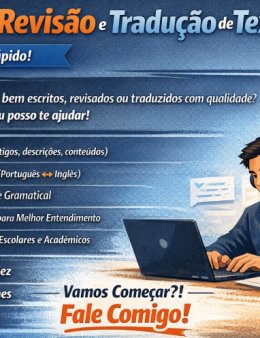 Eu vou revisar e traduziz seu textos.