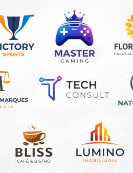 Eu vou Criar logo moderna e profissional.