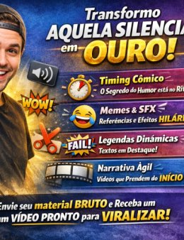 Eu vou Editar seu video engraçado!