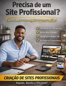 Eu vou criar site profissional pra seu negóci