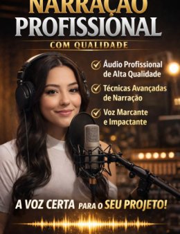 Eu vou narrar o seu áudio