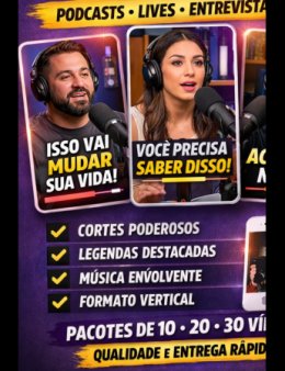 Eu vou fazer shorts dos seus vídeos longos .