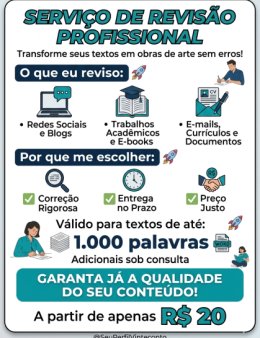 Revisão de Texto: Rápida e Profissional ✍