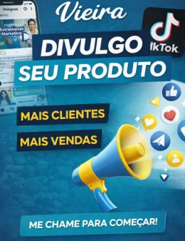 Eu vou divulgar seu produto e ajudar você