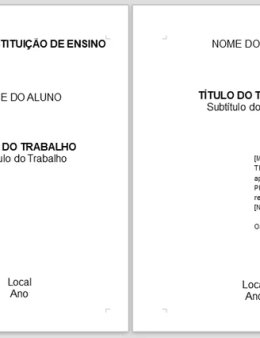 Eu vou formatar seu texto ABNT