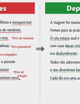 Eu vou corrigir de forma manual os textos.