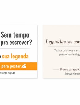 Eu vou fazer legenda criativa para instagram