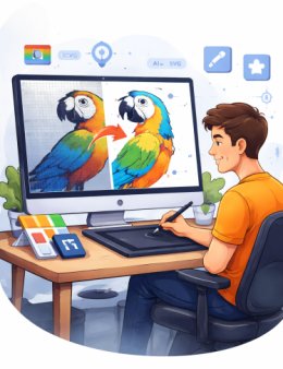 Eu vou vetorizar sua imagem