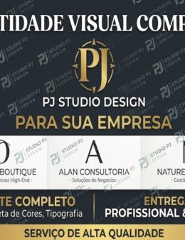 Eu vou criar a identidade visual comple