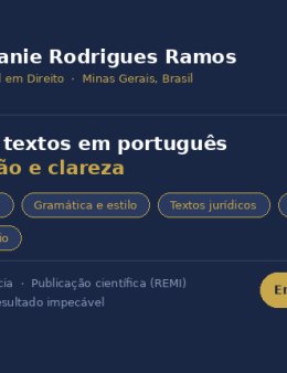Eu vou revisãr o seu texto