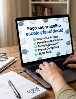 Eu vou fazer seu trabalho escolar/faculdade
