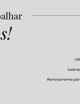 Eu vou ser a sua assistente!