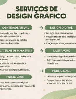 Eu vou fazer o material gráfico que você precisa