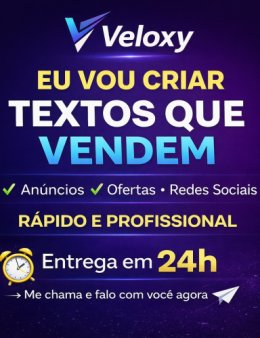Eu vou  criar textos que vendem