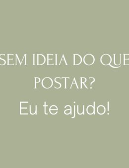 Eu vou criar conteúdos estratégicos