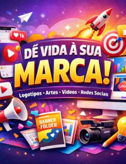 Eu vou criar o Logotipo da sua Marca