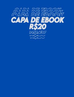 Eu vou criar capa atrativa para ebook