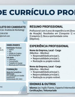 Eu vou criar seu currículo
