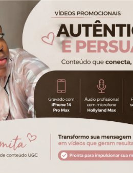 Eu vou Fazer o melhor vídeo para seu produto