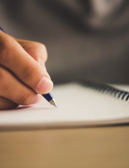 Eu vou escrever para um blog