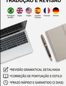 Tradução e Revisão Profissional - Rápido e Sem Erros