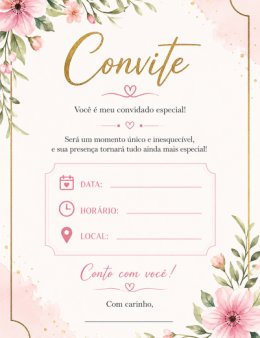 Eu vou fazer convites