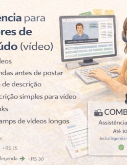 Eu vou ser sua assistente de criação de video